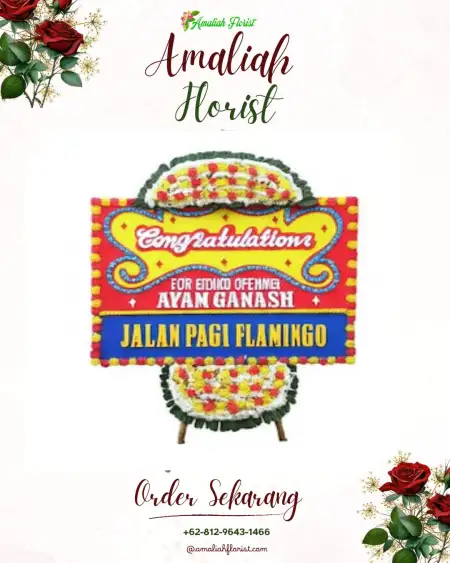 Sewa Papan Bunga Suka Jaya
